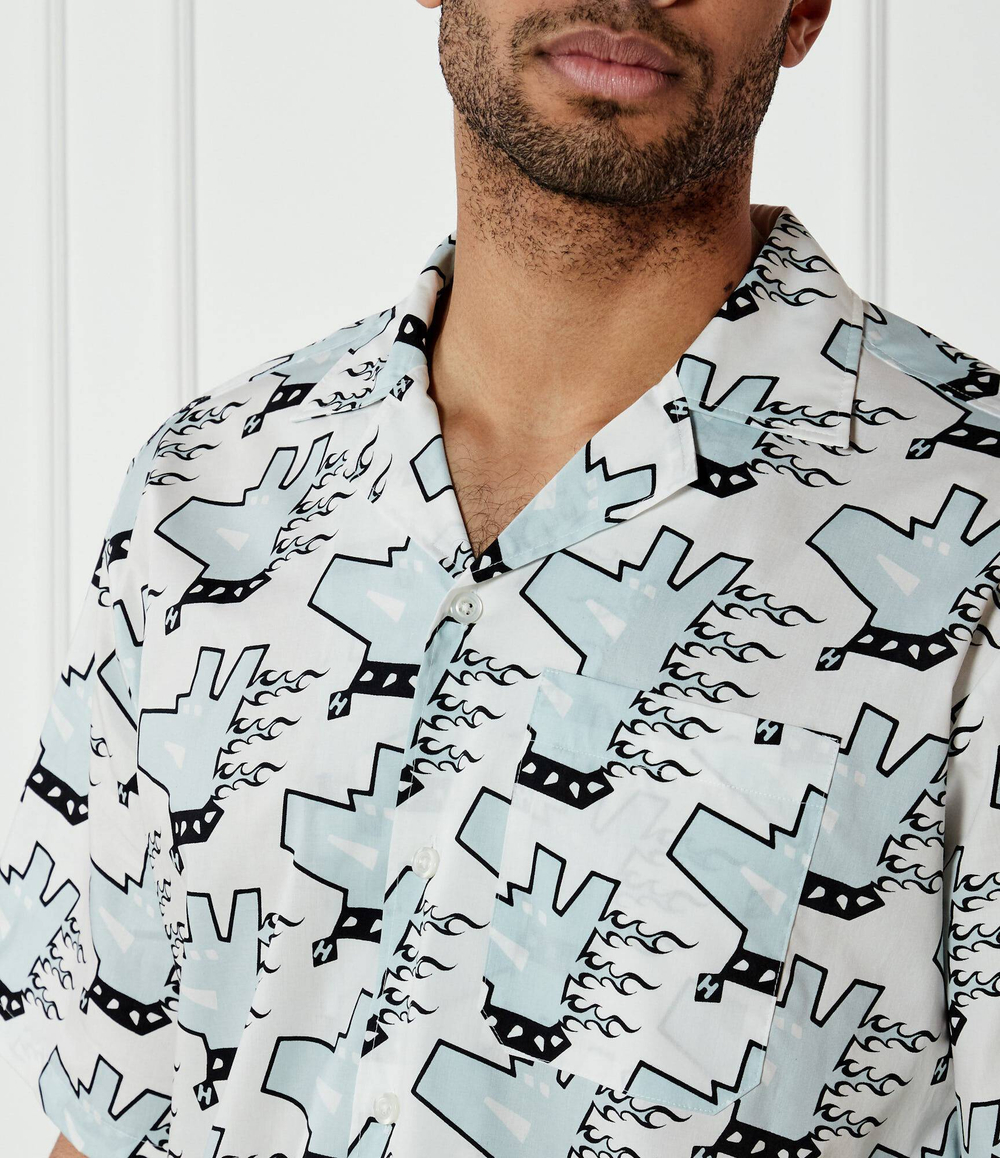 Рубашка Eligino Hugo Blue - белый(50539123)