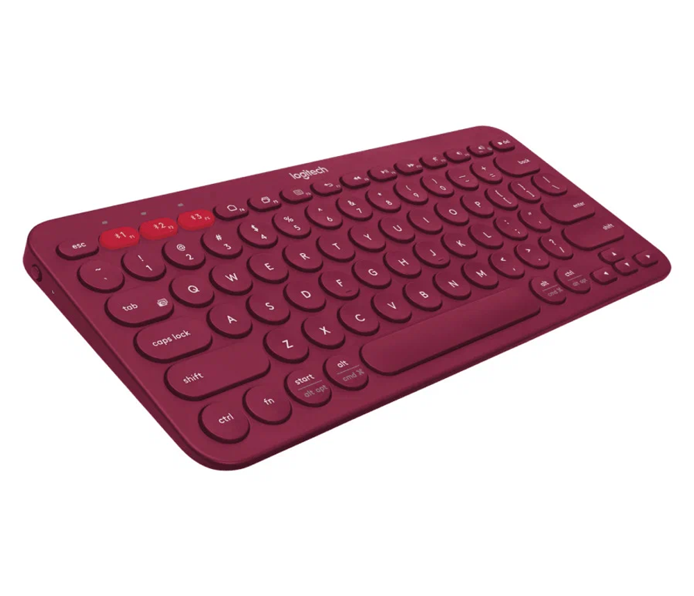 Клавиатура беспроводная Logitech K380 Multi-Device, красный