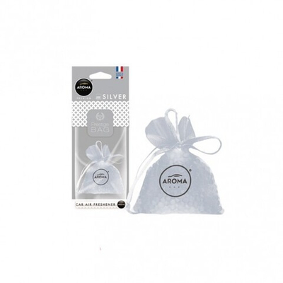 AROMA CAR Полимерный ароматизатор PRESTIGE BAG Silver