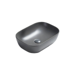 Раковина керамическая Vincea VBS-102MG, 455*325*135, накладная, цвет серый матовый