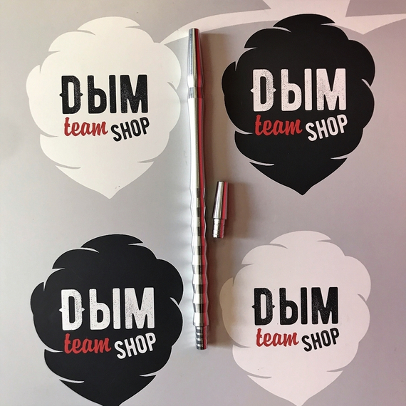 Мундштук Bazooka TOP silver metallic, с логотипом