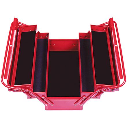 Цена на МАСТАК (510-05420R) Ящик инструментальный раскладной, 5 отсеков, красный