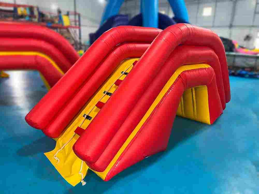 Надувной наземный аквапарк «Поймай осьминога», 31*15*8 м