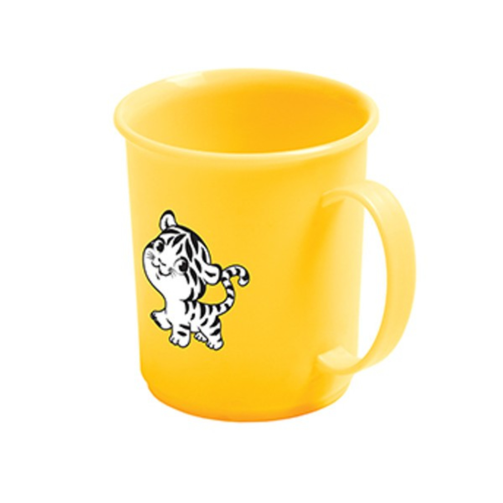 Кружка детская с декором 0,18л (желтый)