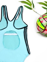 купальник слитный для бассейна спортивный утягивающий