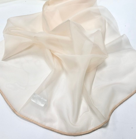 Вуаль с утяжелителем Arya арт.Turkuaz col. 2038 персиковый (высота 295 см, Турция)