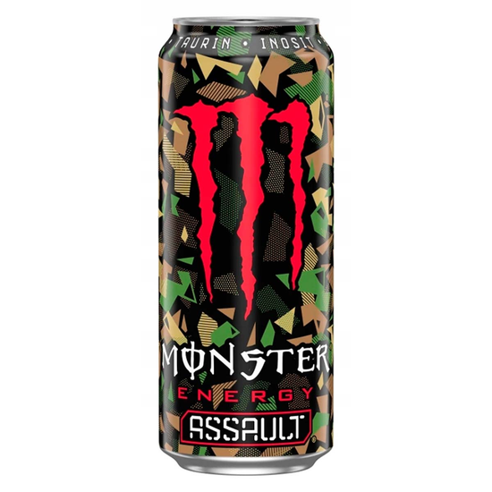 Энергетический напиток Monster Energy Assault со вкусом колы, 500 мл (Ирландия)