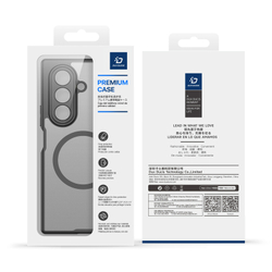 Усиленный чехол черного цвета с MagSafe для Samsung Z TriFold, серия Expn Series Magnetic от Dux Ducis