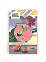 Значок Заяц - Попробуй догони, серия Ну, погоди!