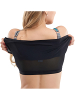 Топ бюстгальтер спортивный для фиксации экзопротезов после мастэктомии, р. S Amoena