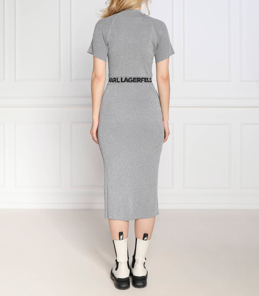 платье w/logo Karl Lagerfeld - серый(230W1359)