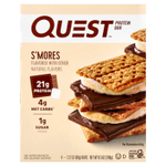 Quest Nutrition, Протеиновый батончик, S'Mores, 4 батончика, 60 г (2,12 унции) каждый