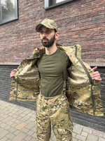 Тактический костюм горка с наколенниками и налокотниками мультикам