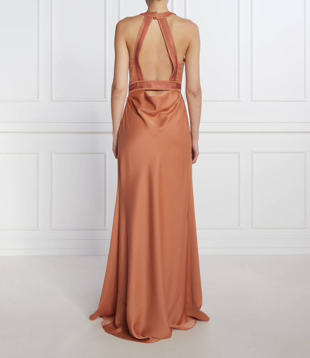 платье uva Pinko - коричневый(1N13K2 A04E)