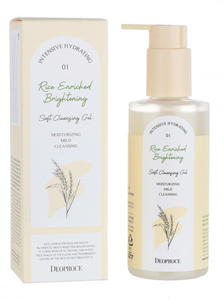 DEOPROCE Гель очищающий экстрактом риса, 200мл