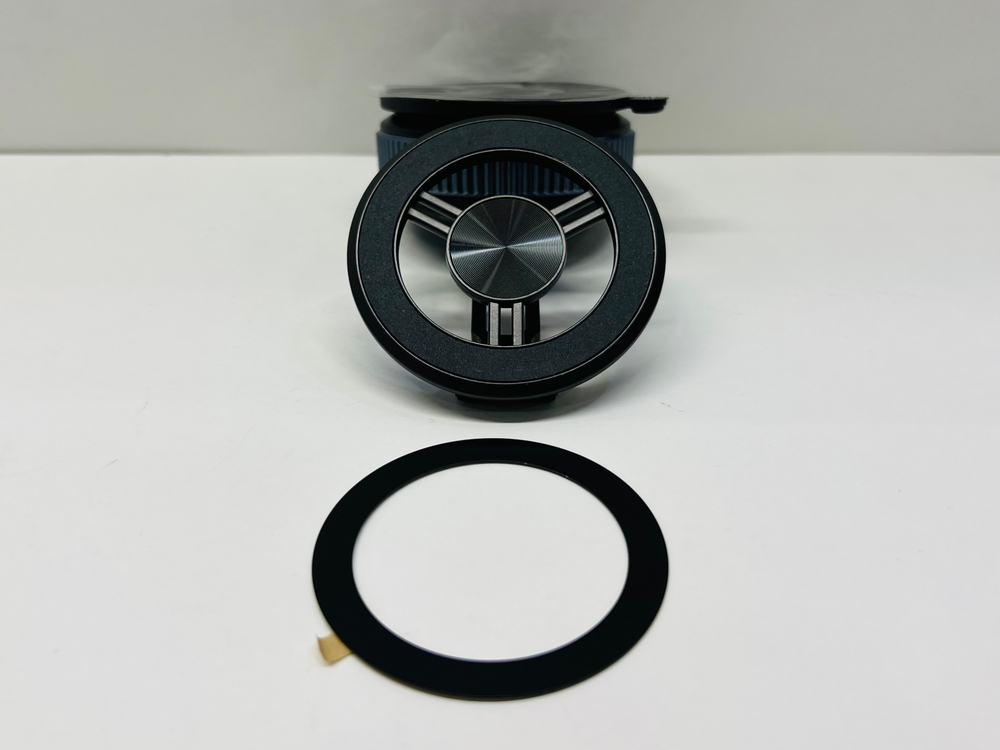 Держатель для телефона автомобильный в машину, на панель, с кольцом MagSafe, клеящаяся платформа, скотч + магнит, 102, МагниТО-L (1 шт.)