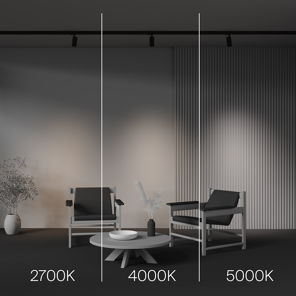 Трековые светильники трёхфазные Focus Zoom Trinity 2700K 20Вт 15-60°