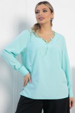 Блуза Свободный вечер (тиффани) Б12797-15М LT Collection