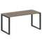 Metal System Стол письменный на О-образном м/к БО.СП-4 Вяз Благородный/Металл Антрацит 1600*720*750