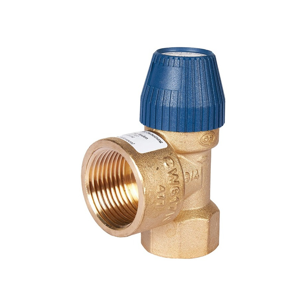 Клапан предохранительный STOUT - 3/4", сброс 1" (ВР/ВР, Рн 10 бар)