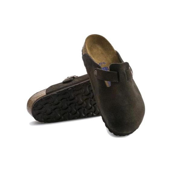Birkenstock Boston Soft Footbed Домашние тапочки Темно-кофейный Унисекс