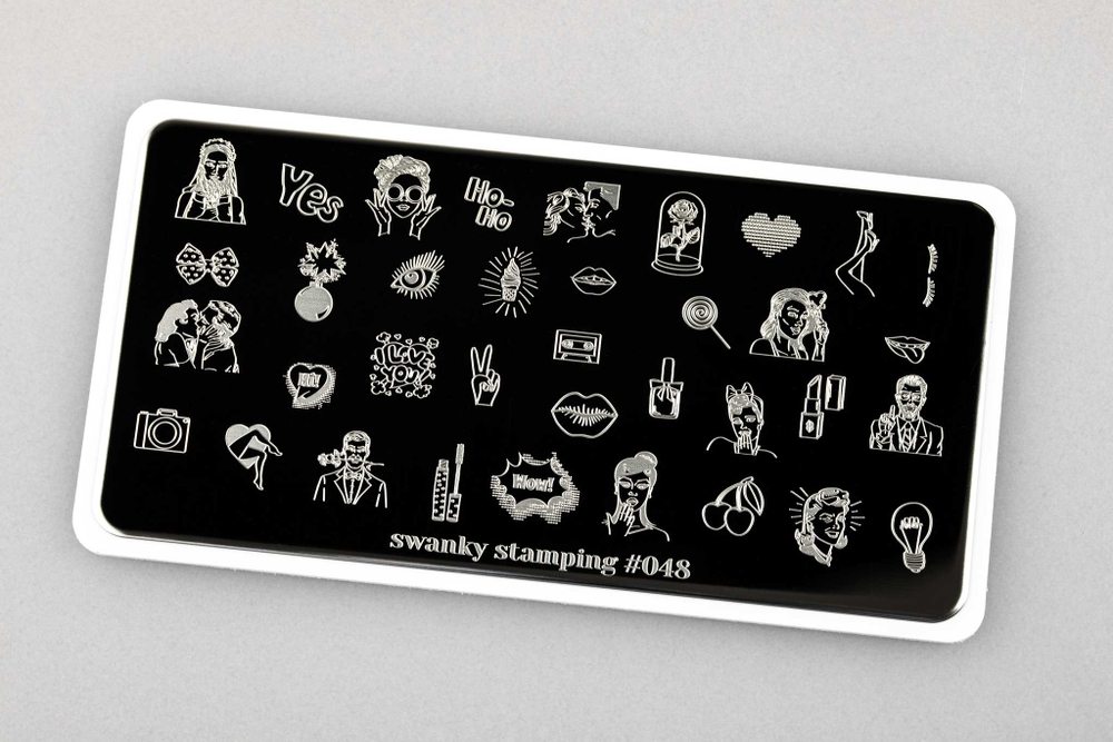 Пластина Swanky Stamping 048