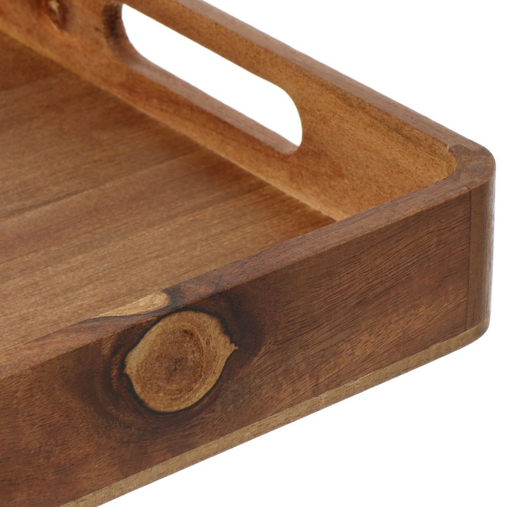 Поднос акация, 36.2х24.2х4.4 см, прямоуг, Катунь, GR-TR-01L