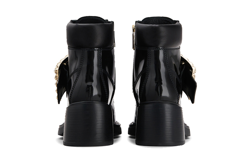 Roger Vivier Viv" Rangers Ankle Boots Women"s Black