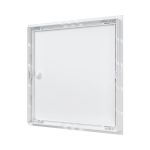 ЛЮК-ДВЕРЦА РЕВИЗИОННАЯ 368х368 мм С ФЛАНЦЕМ И РУЧКОЙ , ABC-ПЛАСТИК "EVECS" Л3535Р (251938)