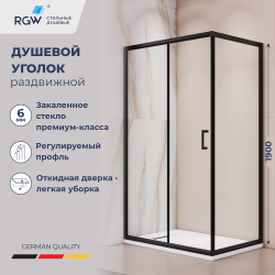 Душевой уголок RGW PA-245B (Прозрачное, 900x1000)