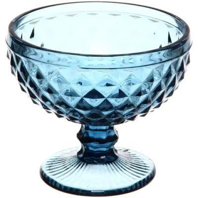 Ваза для конфет «Cristal» Ромб синий