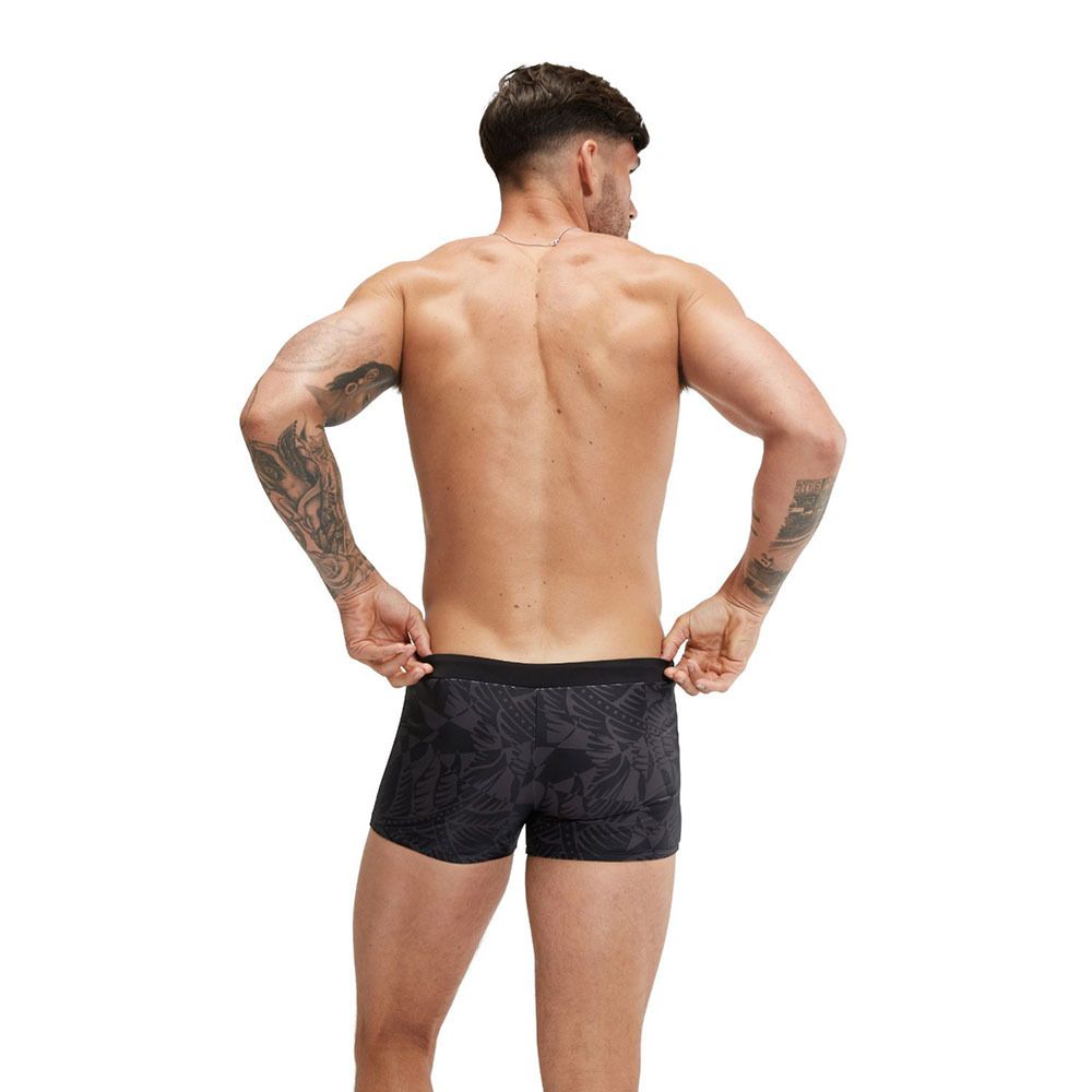 Плавки SPEEDO Valmilton Alov asht, 8-00303115749, р.32 российский размер 48, нейлон, эластан, черно-серый