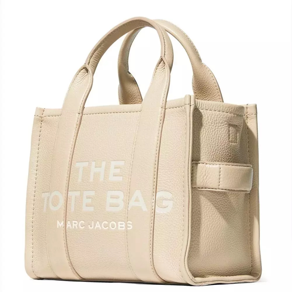 Marc Jacobs The Leather Medium Tote Bag - Twine