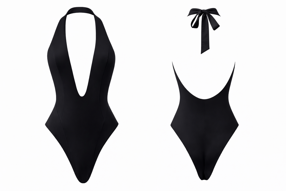 СЛИТНЫЙ КУПАЛЬНИК С ВЫРЕЗОМ 2.0