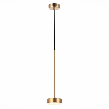 Светильник подвесной LED 1*7W 3000K SL6000.303.01 латунь Pances ST-Luce