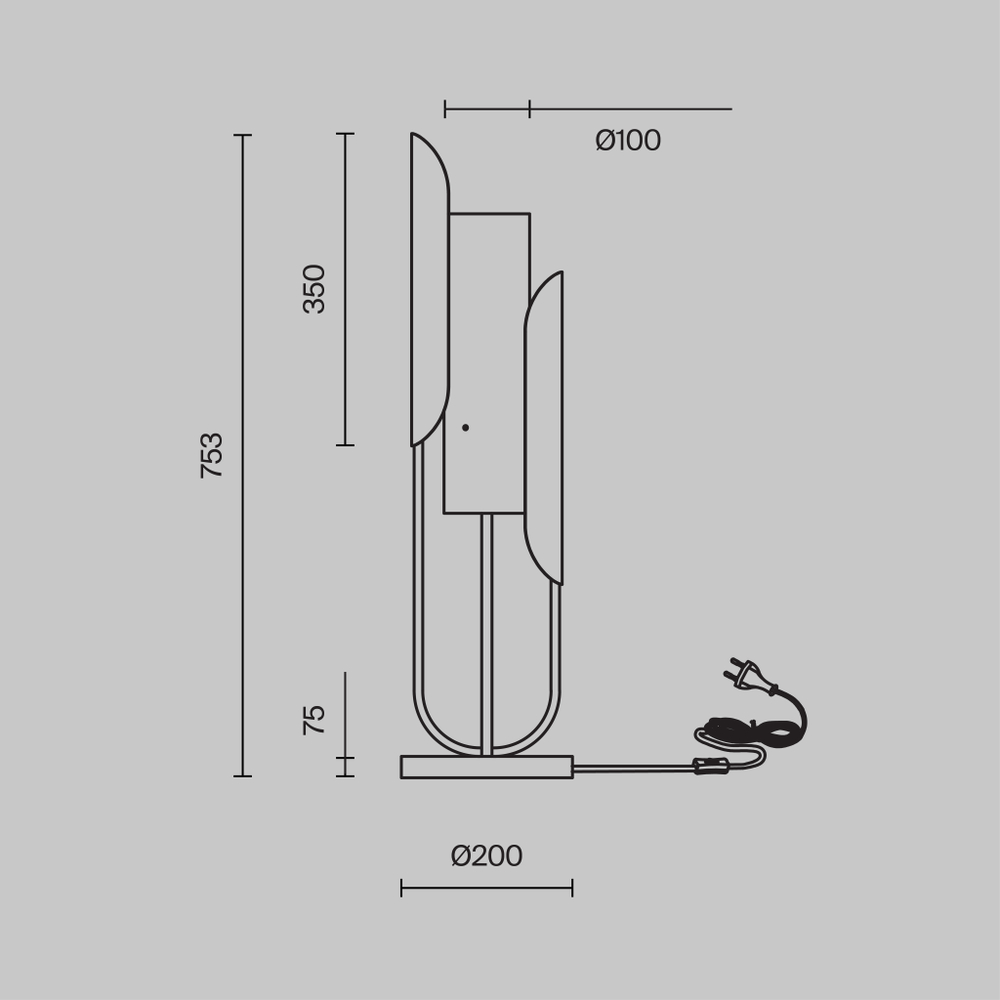 Настольный светильник Maytoni Z014TL-01G