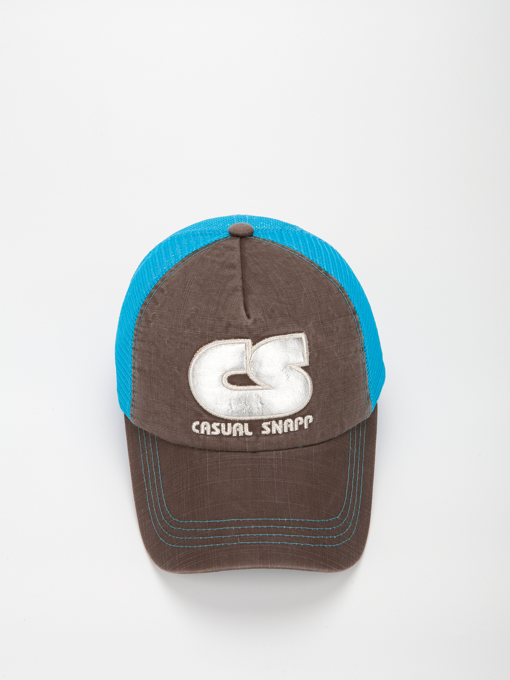 Бейсболка Snapp CS - CASUAL SNAPP (коричневый/бирюзовый)