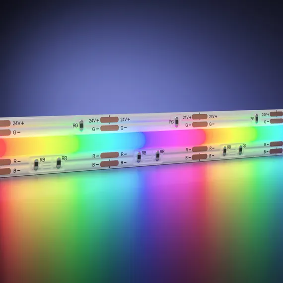 Светодиодная лента Ультра 24В COB 14Вт/м Цветная (RGB) 5м IP 20 201217 Led Strip 201217