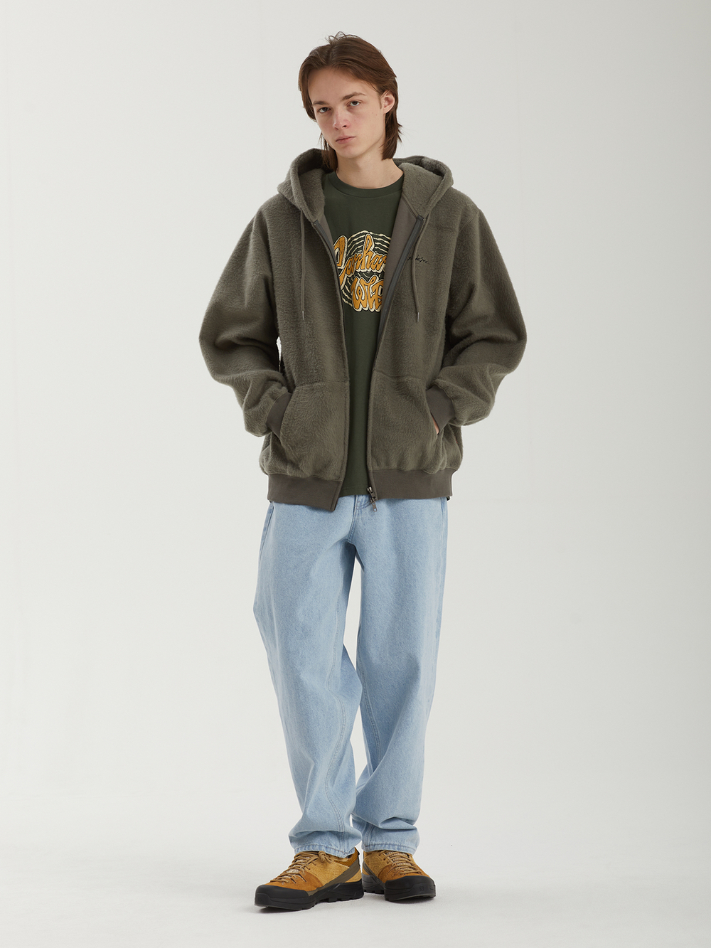 Мужская Толстовка Y.e.s Brushed Zip Up