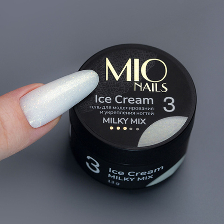 Гель MIO NAILS  "ICE CREAM GEL" - MILKY MIX № 03 , 13 гр