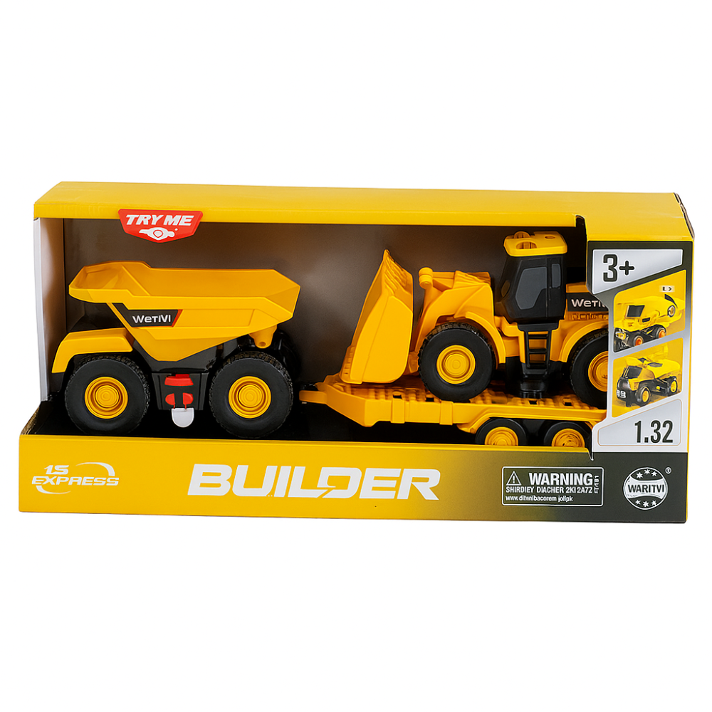 Самосвал с погрузчиком City Service Builder