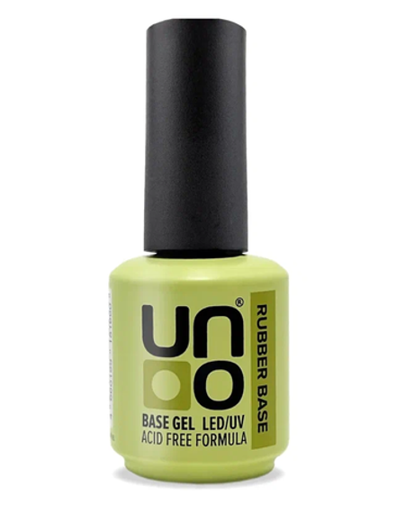 Uno Acid Free Rubber Base - Каучуковое базовое покрытие для гель-лака, 16мл