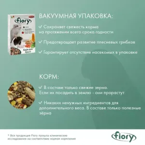 Корм для крыс FIORY Ratty