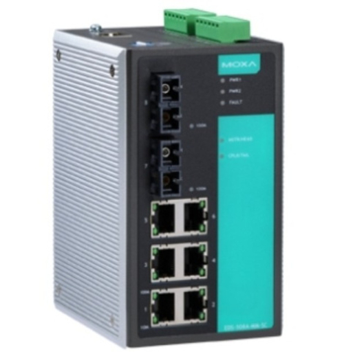 Коммутатор управляемый MOXA EDS-508A-MM-SC