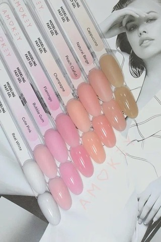 Amokey Моделирующий гель однофазный Fast Gel Peach Clafuti - 15гр
