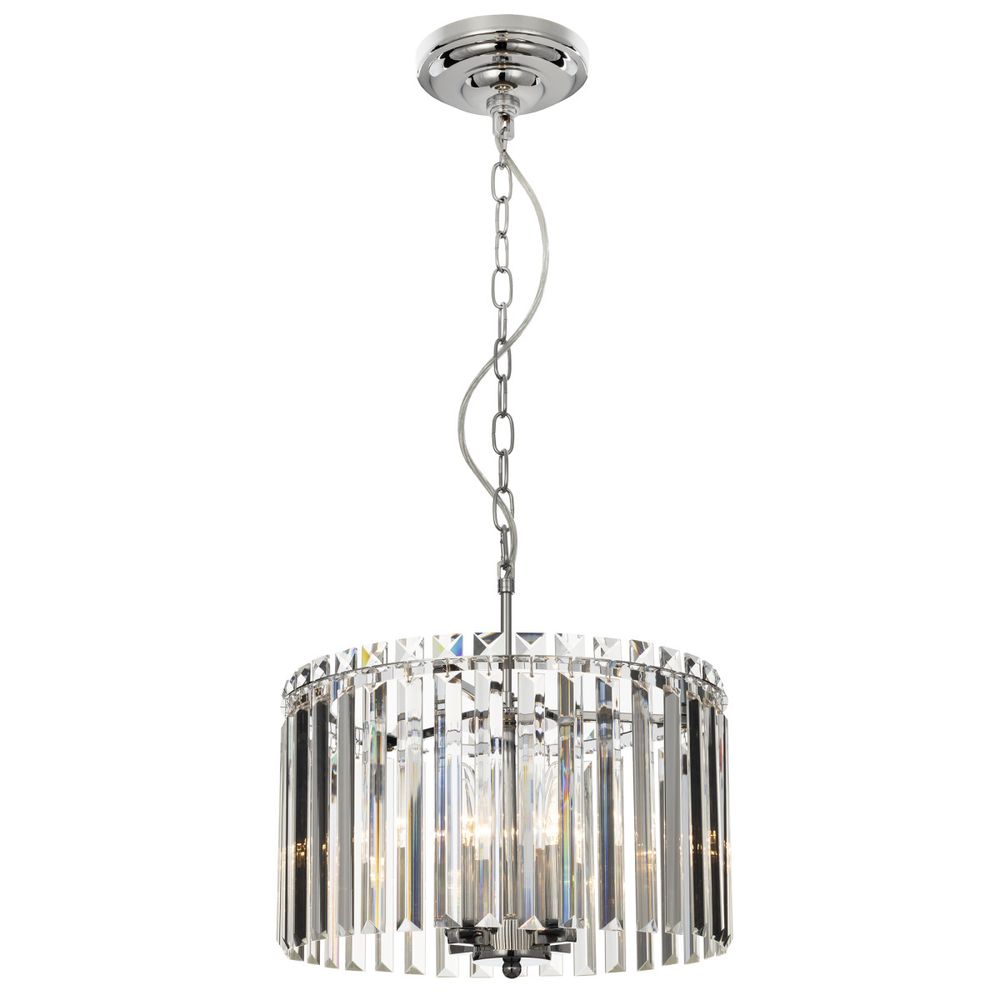 Citilux Джейн CL306141 Хрустальная подвесная люстра Хром