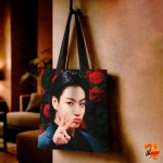 Сумка шоппер с принтом BTS