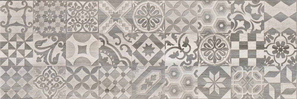 Декор настенный Альбервуд 1664-0166 20x60 белый LB-Ceramics