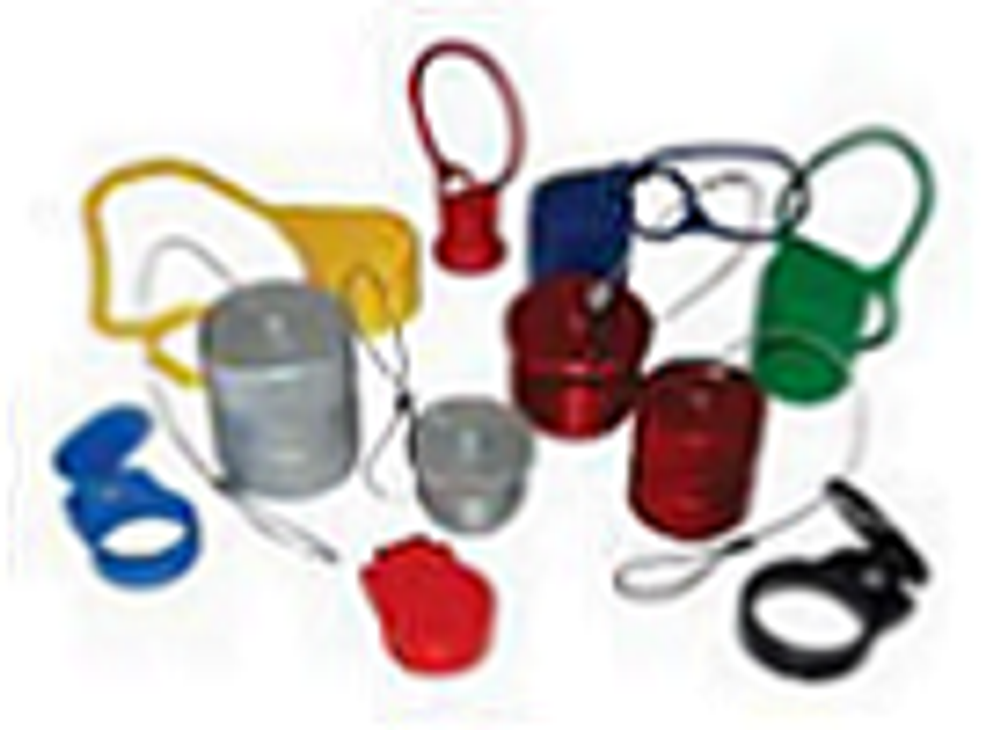 Заглушка БРС 1/2 BIR Розетка (ISO A, красная, пластик)