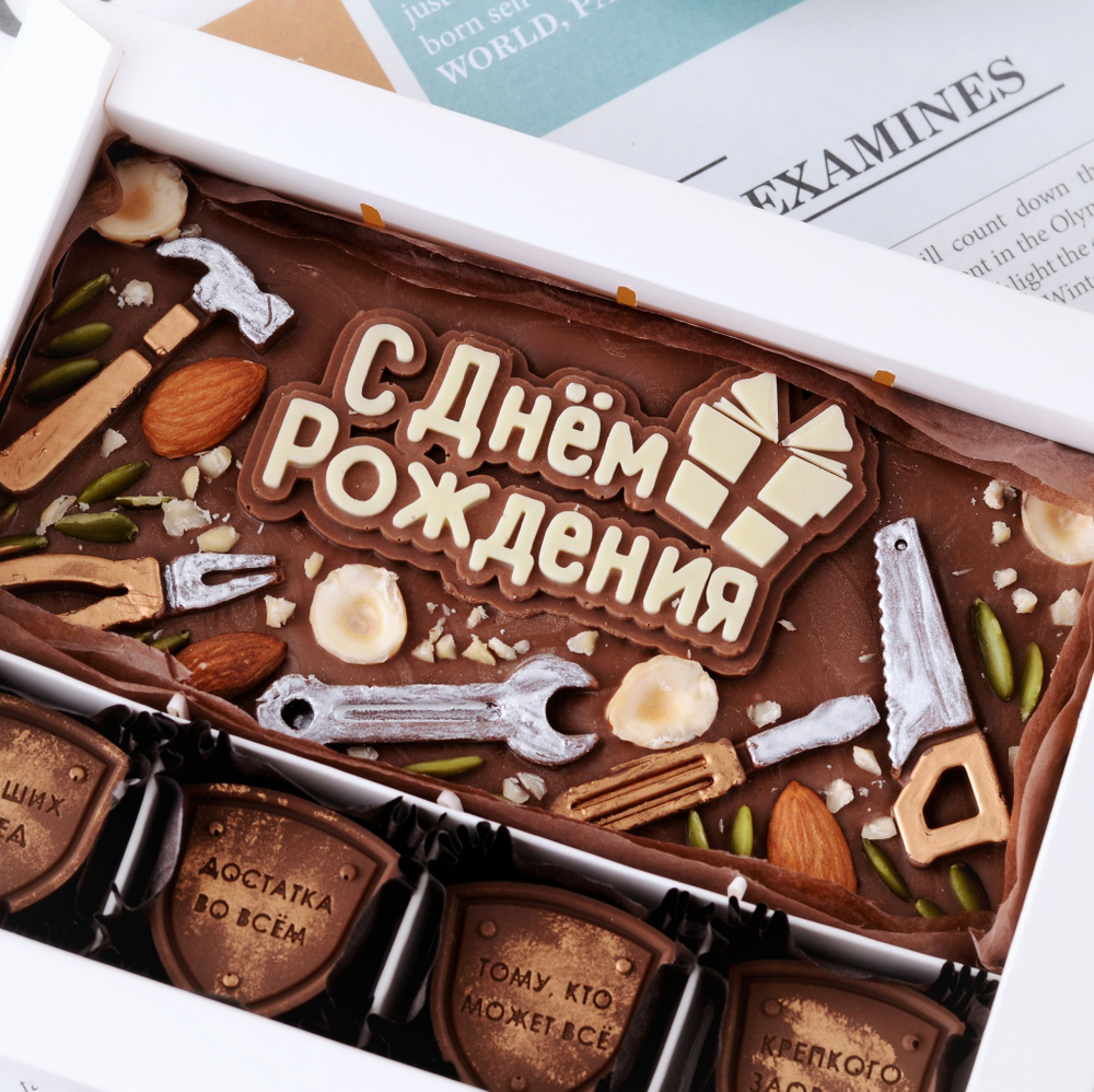 Набор шоколада "С днем рождения"